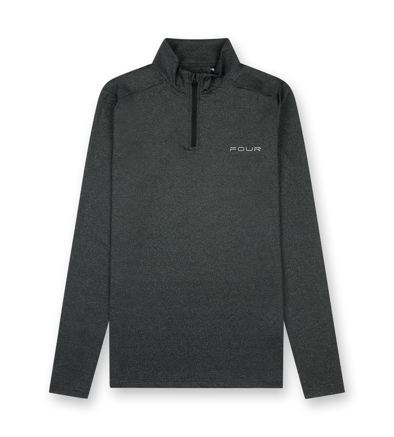 Sportswear Half Zip Melange Dark Grey - S