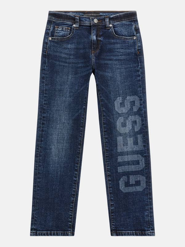 Jeans Met Logo Voorkant