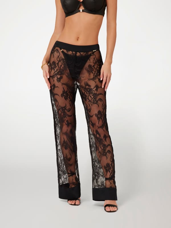 Brianne-Broek Van Kant Met Bloemen