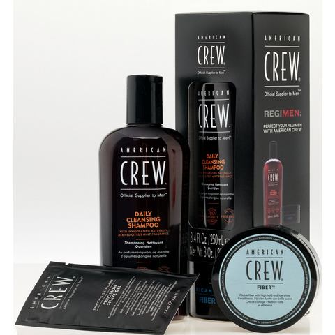 American Crew Haarverzorgingsset Regimes Fiber duo set Limited Edition - Classic Fiber + shampoo (set