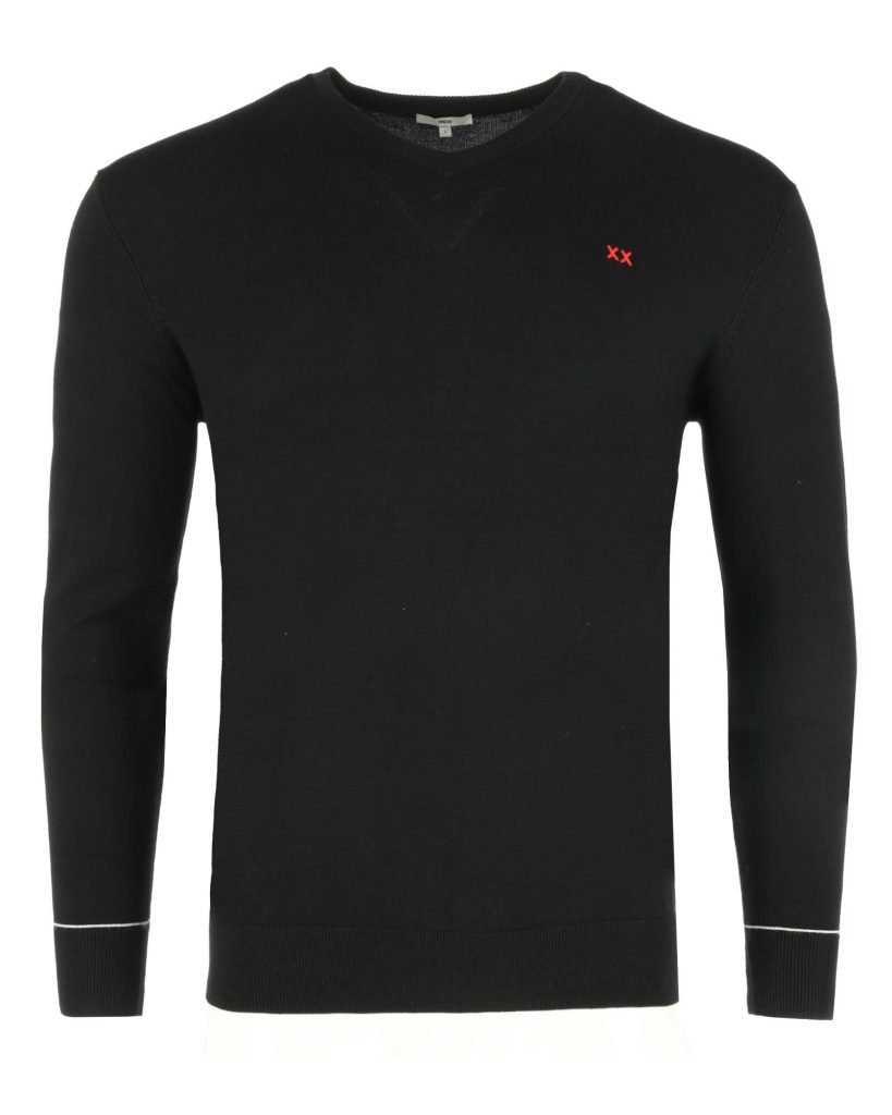 V-neck sweater Black