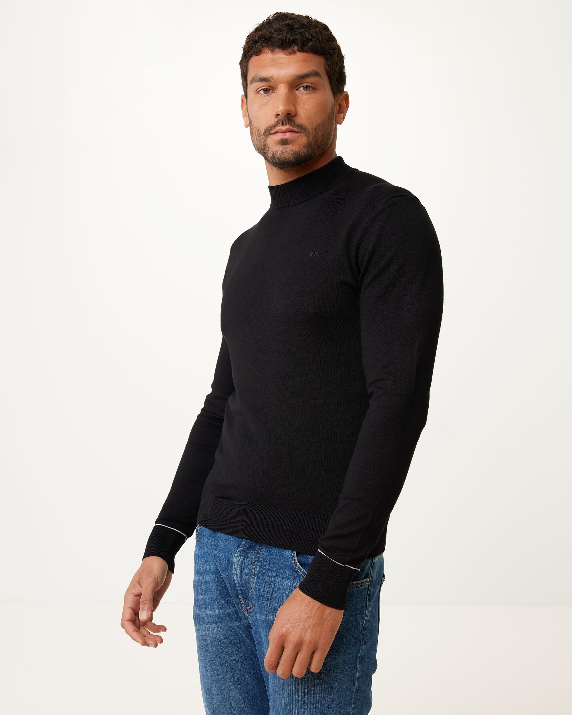 Turtle neck sweater Black