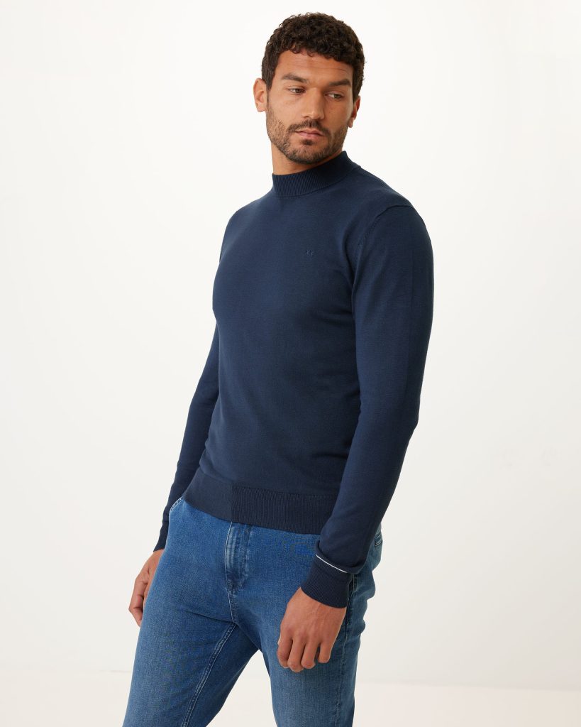 Turtle neck sweater Navy