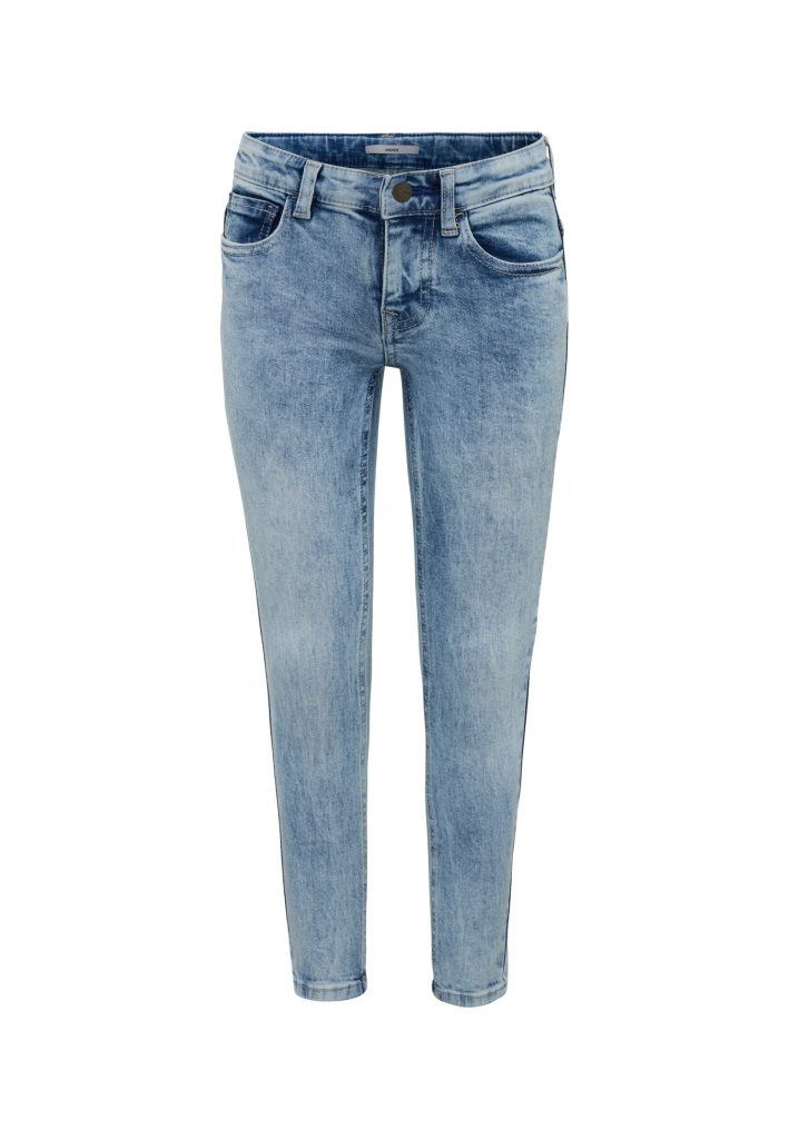 Slim Waist Slim Leg Jeans Blauw