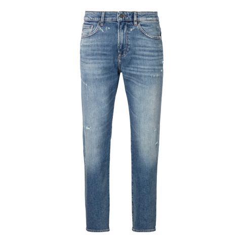 Boss Orange Straight jeans RE.MAINE BO met lederen boss badge