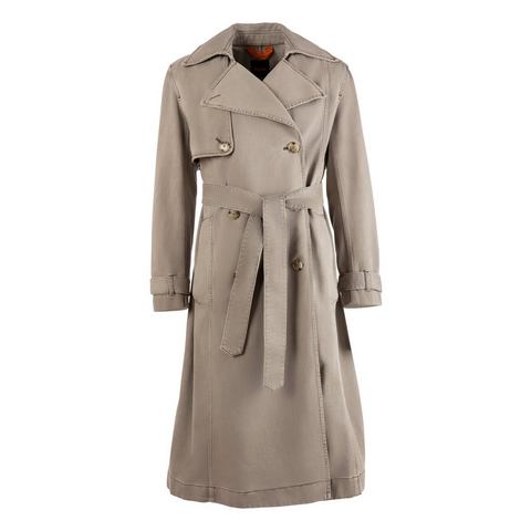 Boss Orange Trenchcoat C_Chenny-D met reverskraag (2-delig