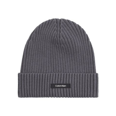 Calvin Klein Beanie CLASSIC COTTON RIB BEANIE