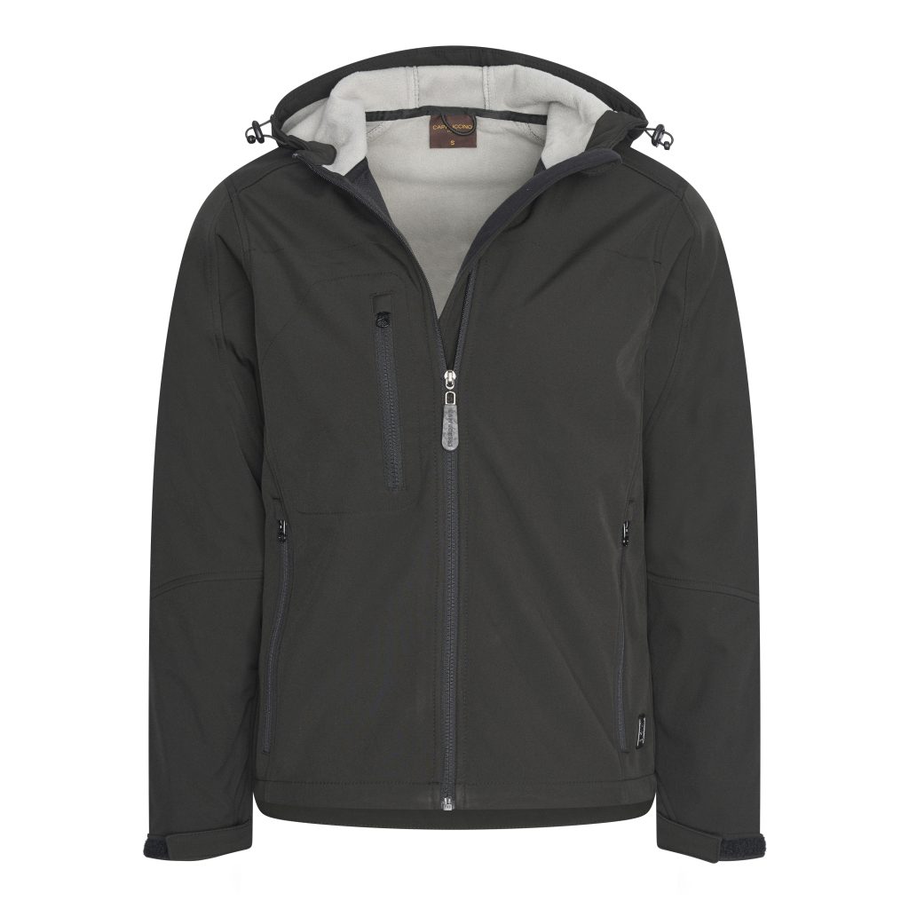 Softshell Hood Jacket Black