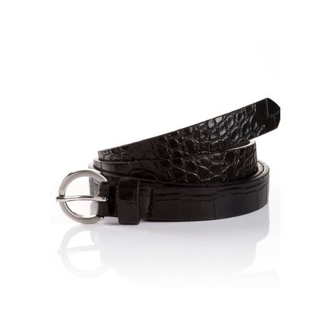 Cinque Synthetische riem LACONA met reptielprint