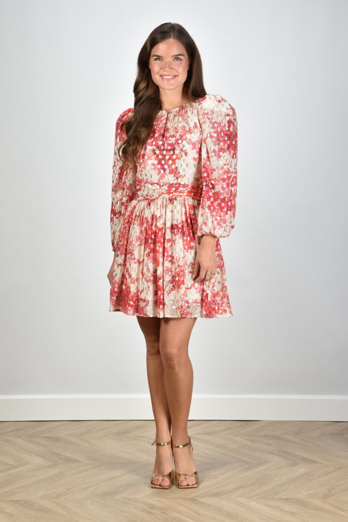 Sage & Ivy jurk Rita print roze