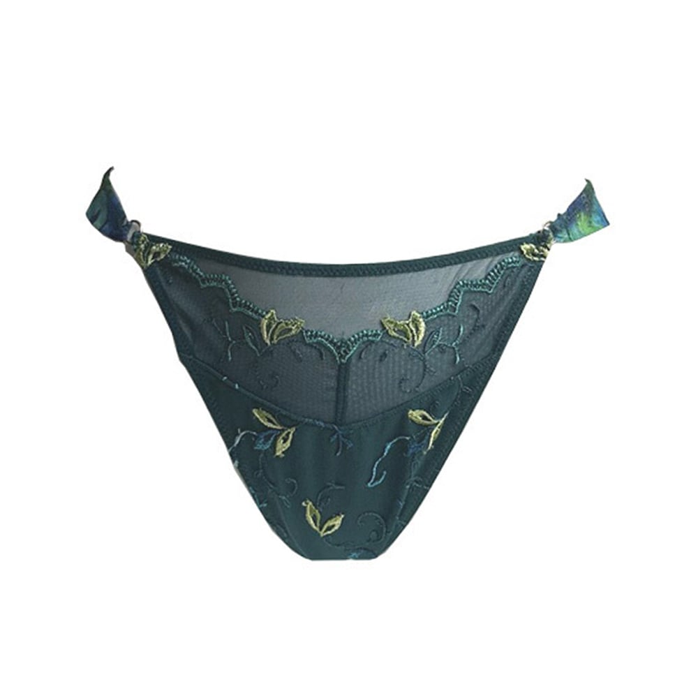 Lise Charmel lingerie Grace Aquatique String Sexy Floral Aqua ACH0593