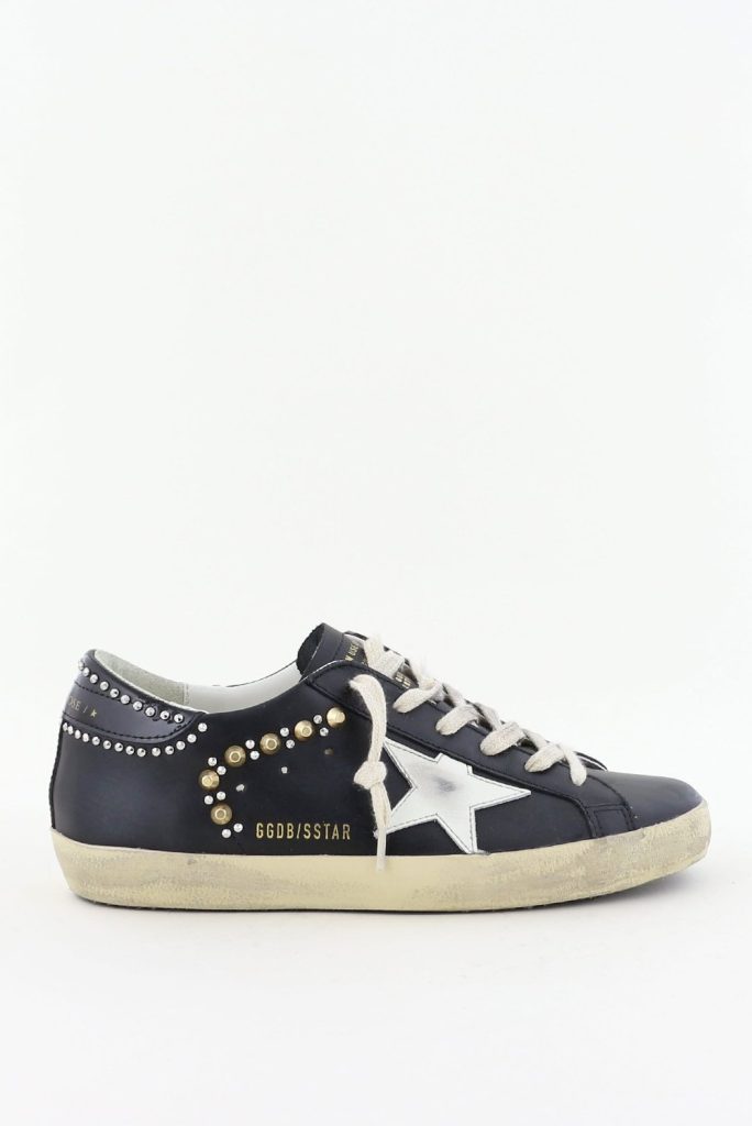 Golden Goose sneakers Superstar metallic studs zwart