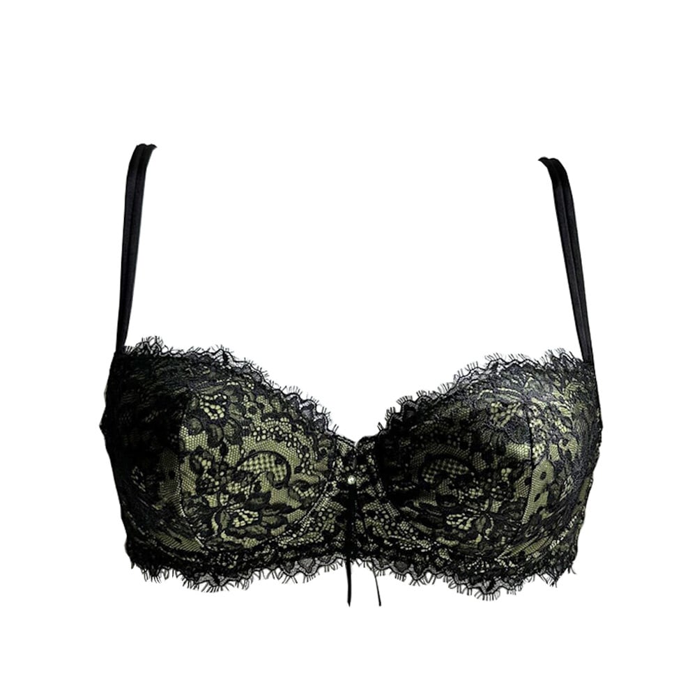 AMBRA Lingerie Brigitte Balconette BH donker groen 0252