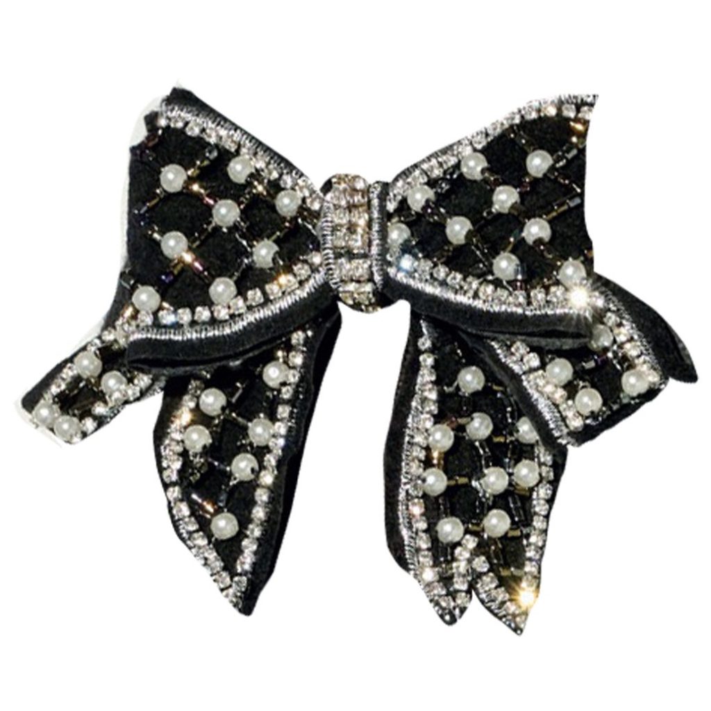 Girardi BROCHE&apos;Filippa&apos; | Glamoureuze strik met parels en Strass