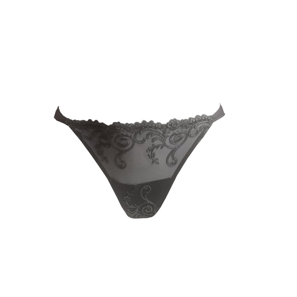 AMBRA Lingerie Slips NEW DIAMOND tanga grijs 1835