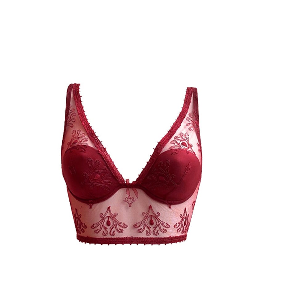 AMBRA lingerie DESIGN Bralette BH 0674 rood