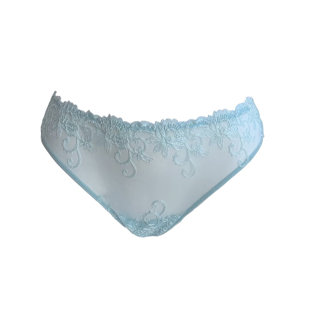 AMBRA Lingerie DIAMOND String Aqua blauw 1530