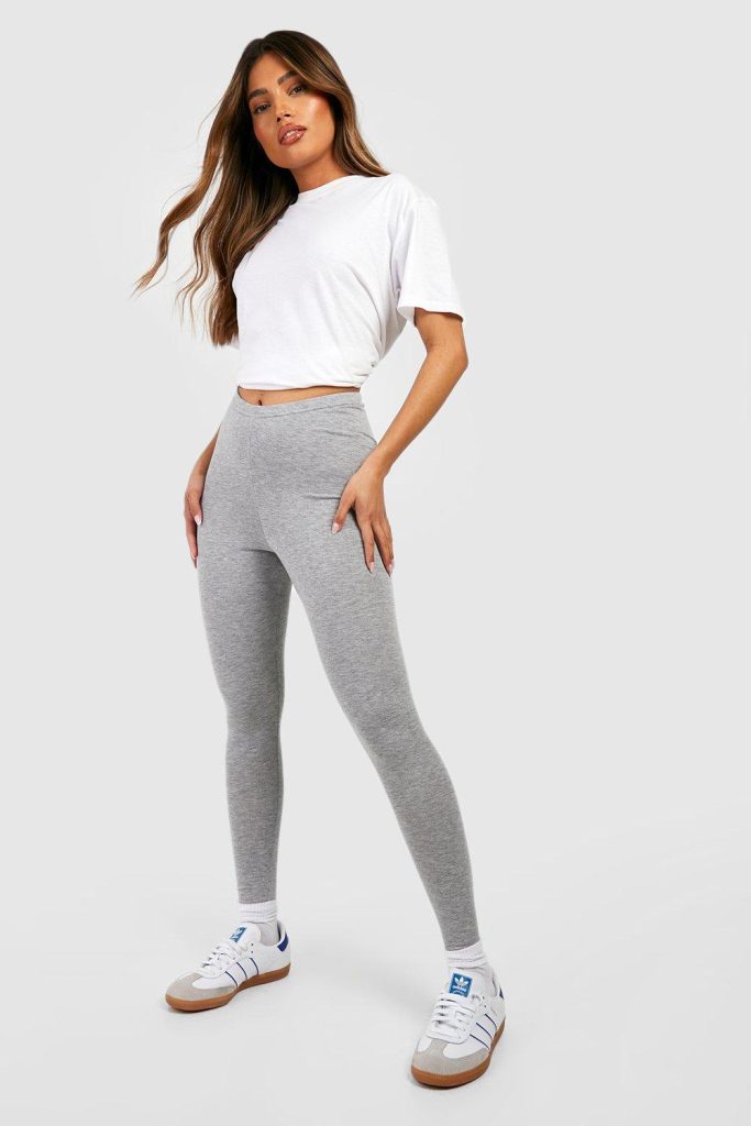 Jersey Booty Boosting Leggings Met Ruches