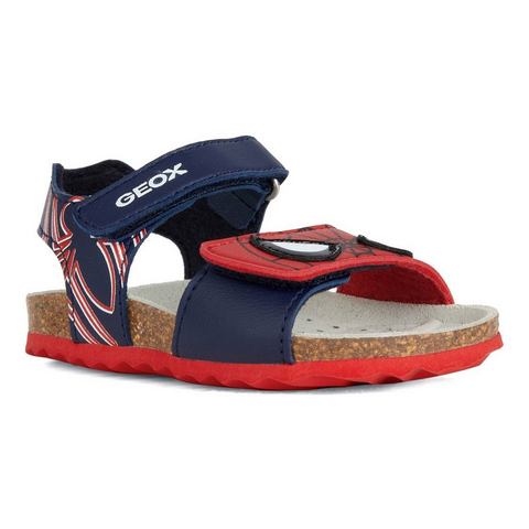 Geox Sandalen B SANDAL CHALKI BOY met spiderman-motief