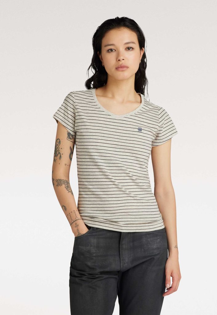 G-Star RAW Stripe Eyben Slim T-shirt