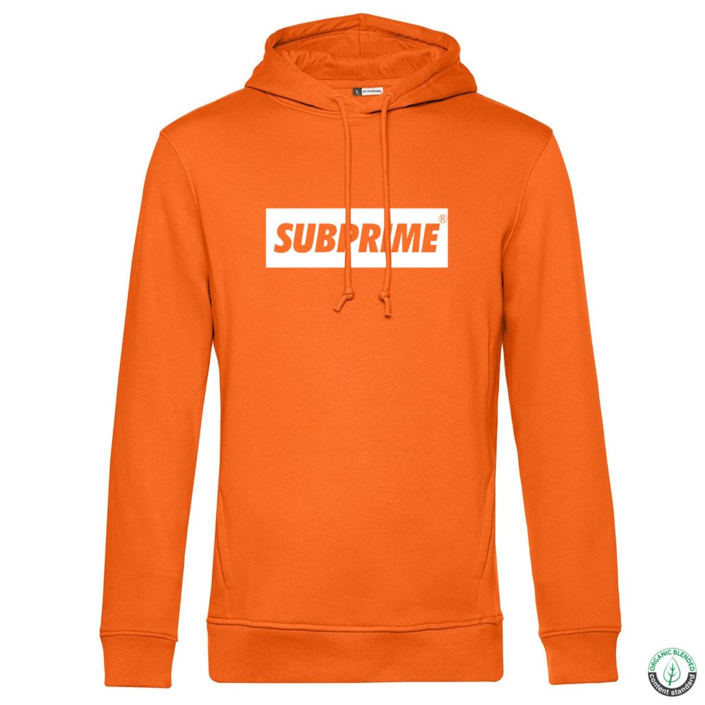 Hoodie Block Oranje