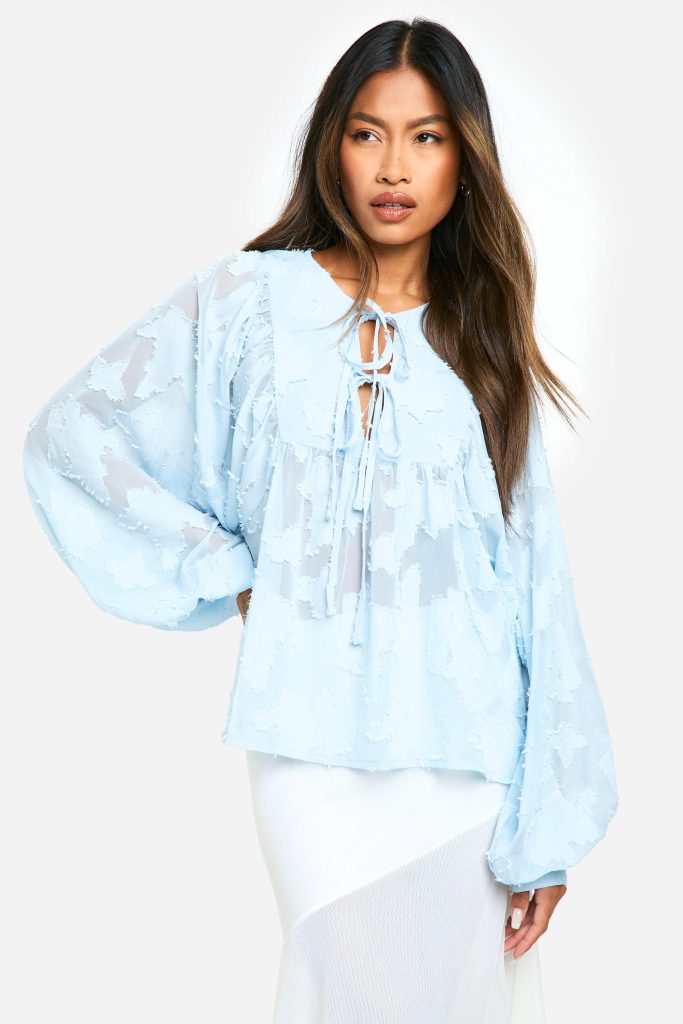 Burnout Bloemen Boho Blouse