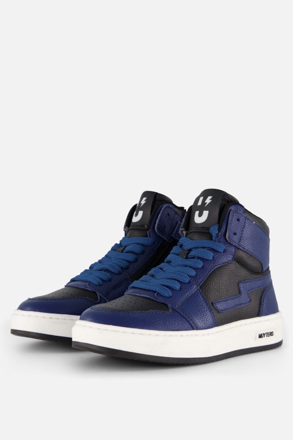 Muyters Sneakers blauw Leer