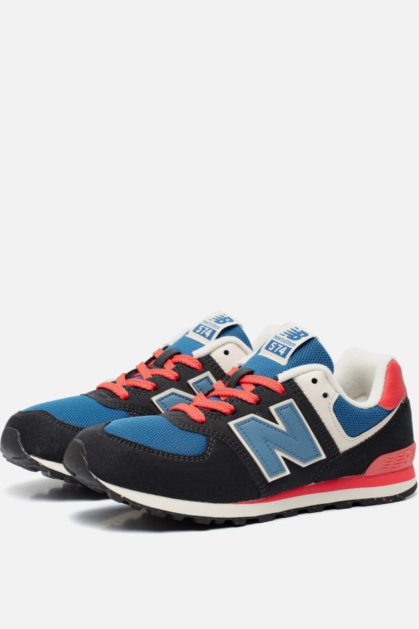 New Balance 574 Sneakers blauw Textiel