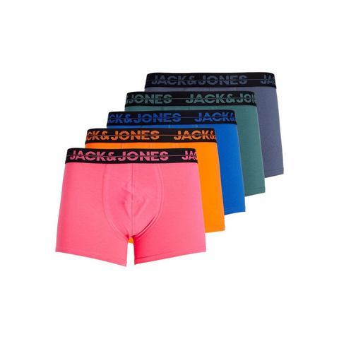 Jack & Jones Boxershort JACSETH SOLID TRUNKS 5 PACK (set