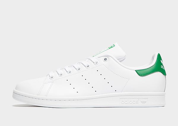 adidas Originals Stan Smith Shoes - Footwear White / Core White / Green- Heren