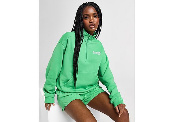 Reebok ID Energy 1/4 Zip Track Top - Green- Dames