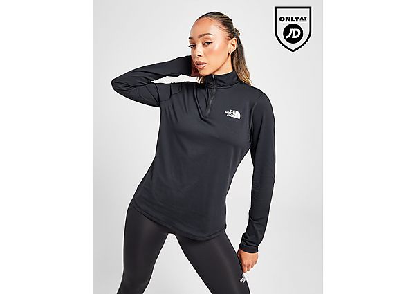 The North Face Fade 1/4 Zip Top - Black- Dames