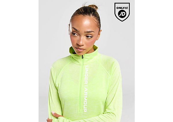 Under Armour UA Tech 1/2 Zip Top - Green- Dames