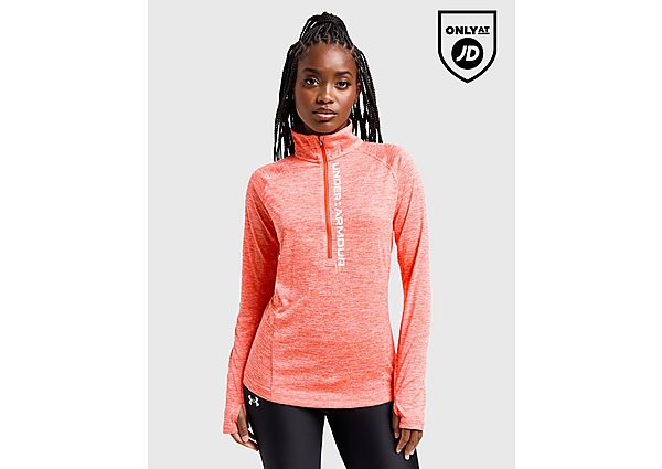 Under Armour UA Tech 1/2 Zip Top - Red- Dames