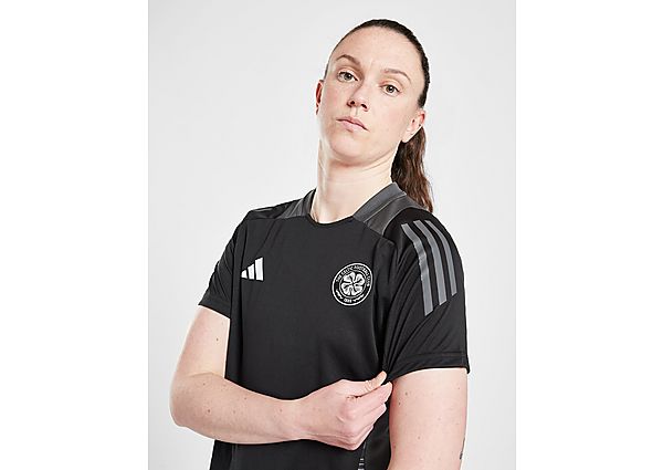 adidas Celtic Training Shirt - Black / Team Dark Grey- Dames