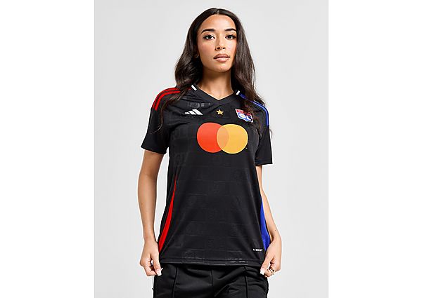 adidas Olympique Lyon 2024/25 Away Shirt Dames - Black- Dames