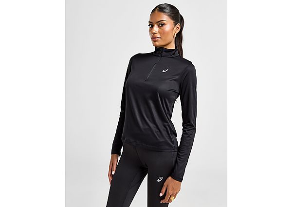 ASICS Core 1/4 Zip Top - Black- Dames