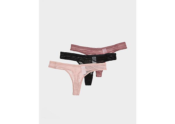 Calvin Klein Underwear 3-Pack Sheer Thongs - Multi- Dames