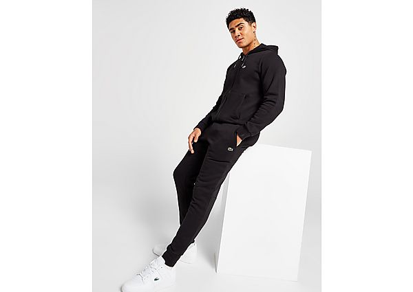 Lacoste Core Full Zip Hoodie Tracksuit - Black- Heren