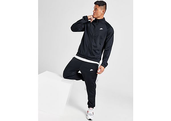 Nike Poly-knit trainingspak voor heren Club - Black/White- Heren