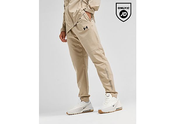 Under Armour Lock-Up Woven Track Pants - Brown- Heren