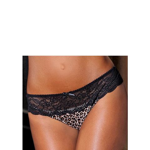 Lascana String met modieus luipaardprint