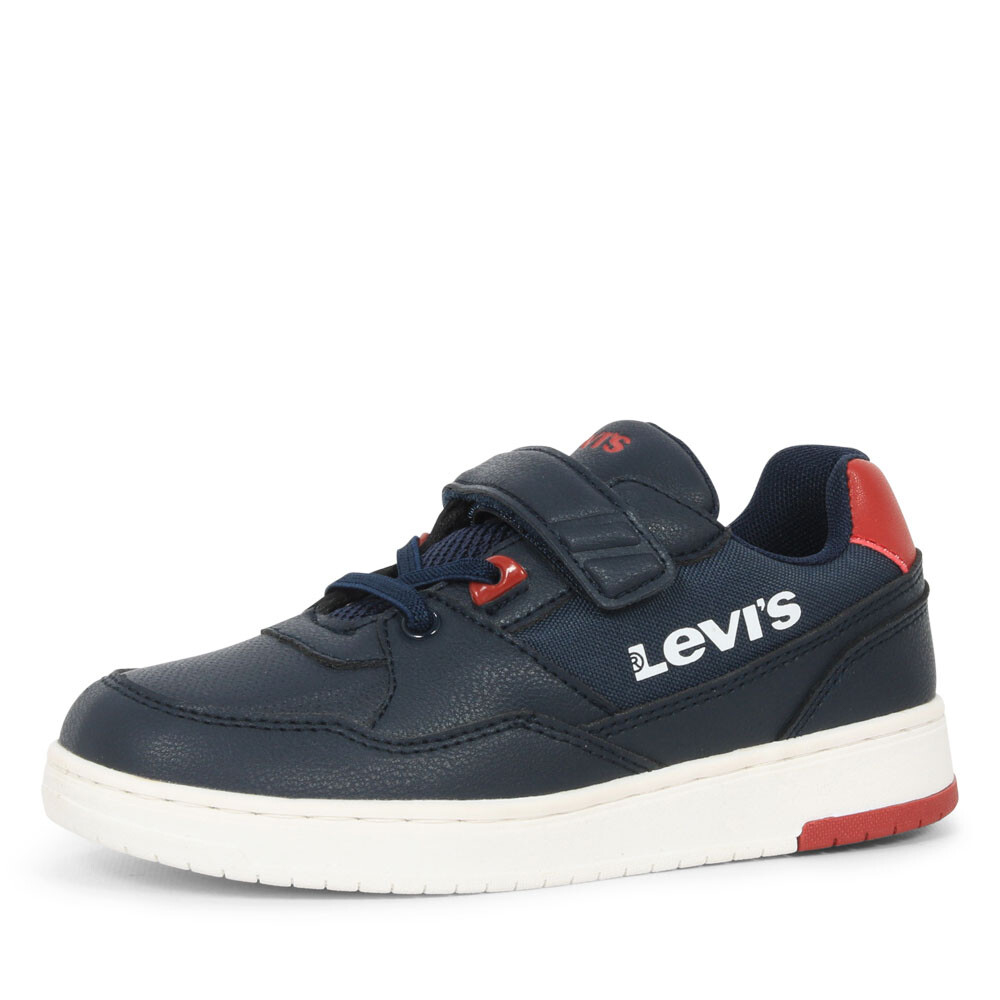 Levi&apos;s shot lage jongens sneaker blauw-28