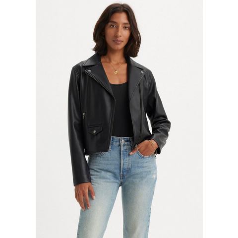 Levi's® Imitatieleren jack LELOU SHRUNKEN MOTO BLA