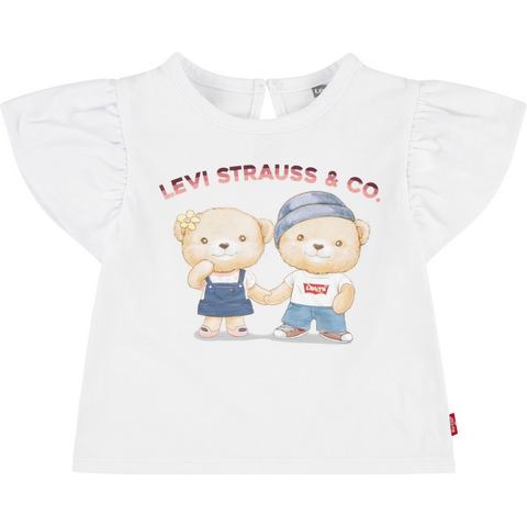 Levi's Kidswear Shirt met print LVG BEAR BUBBLE SLV TOP