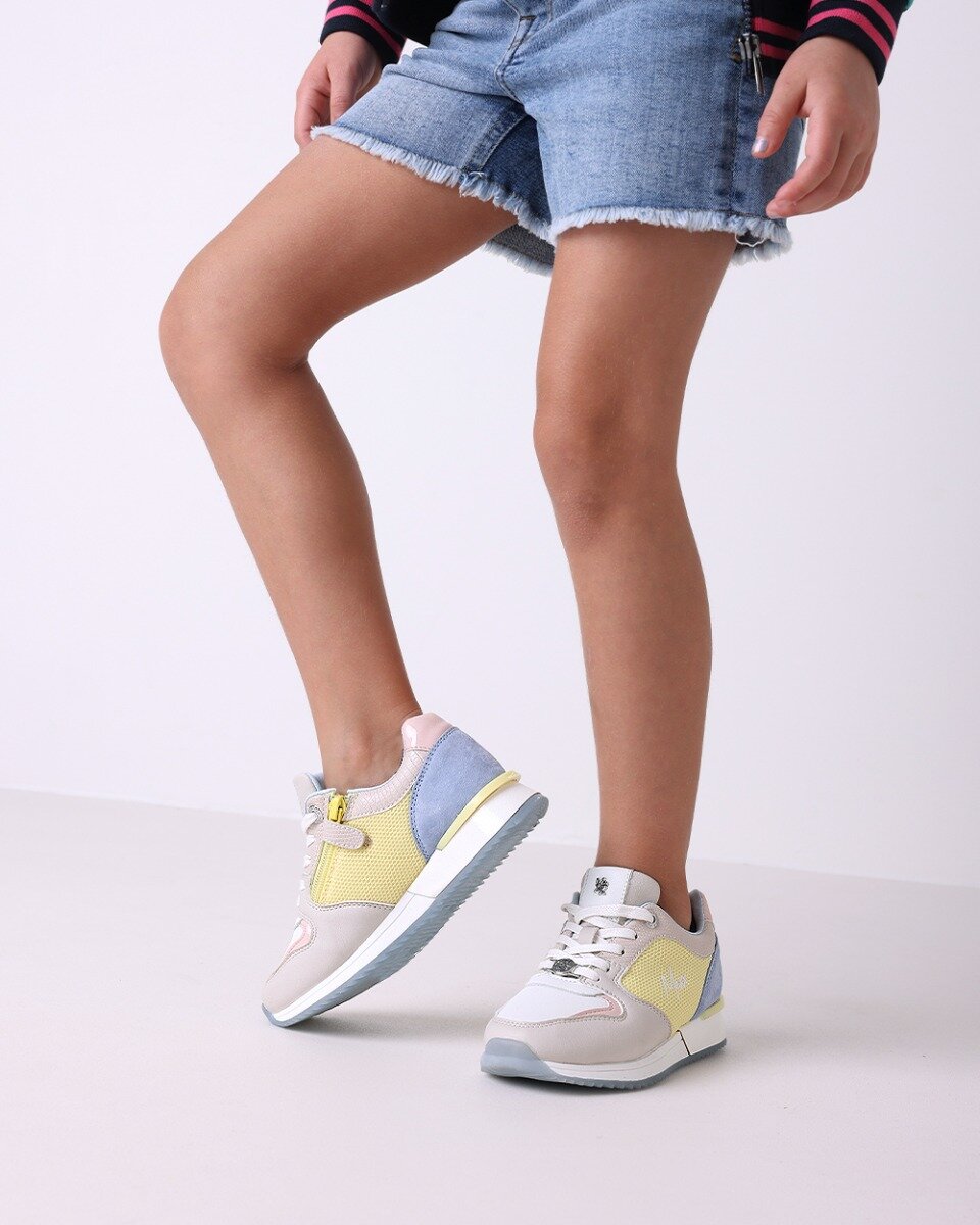 Sneaker Fleur Mini Yellow