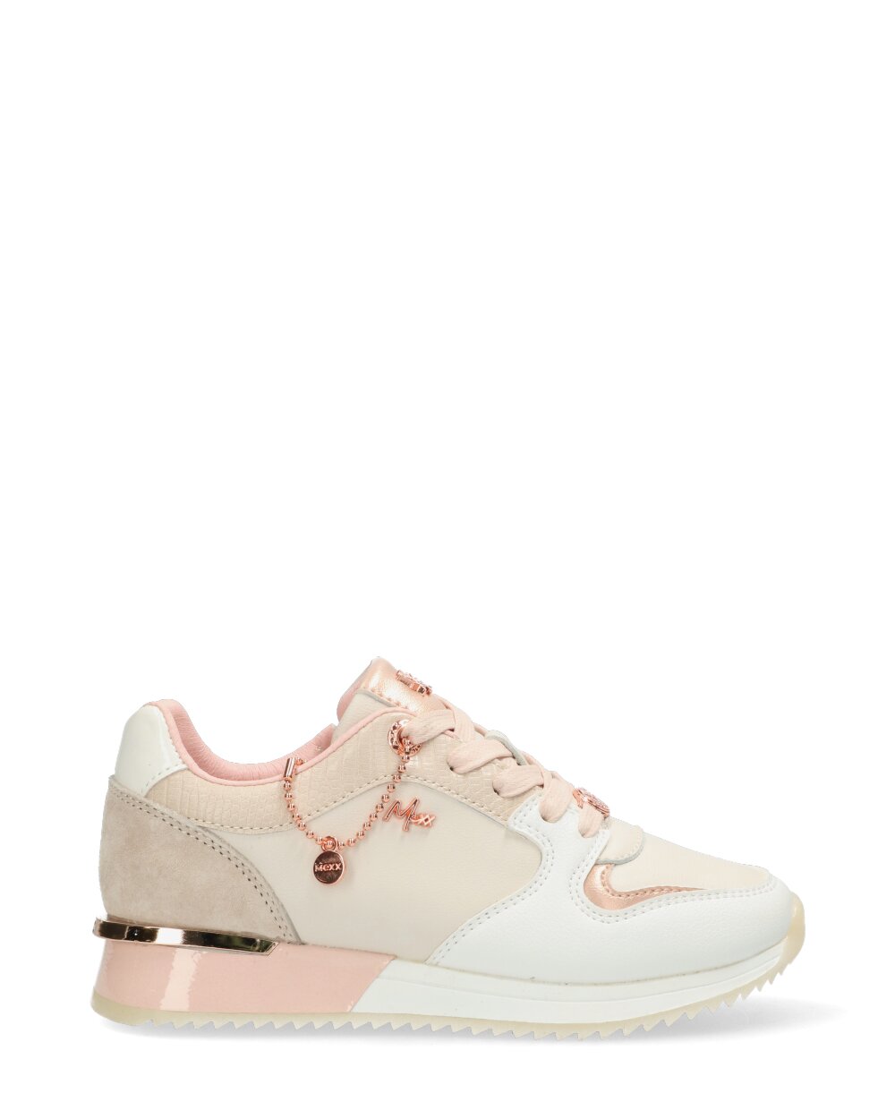 Sneaker Fleur Mini Beige/Pink