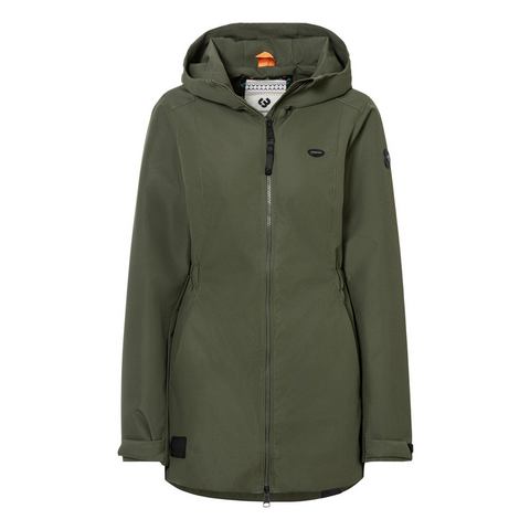 Ragwear Outdoorjack Fylipa met praktische capuchon