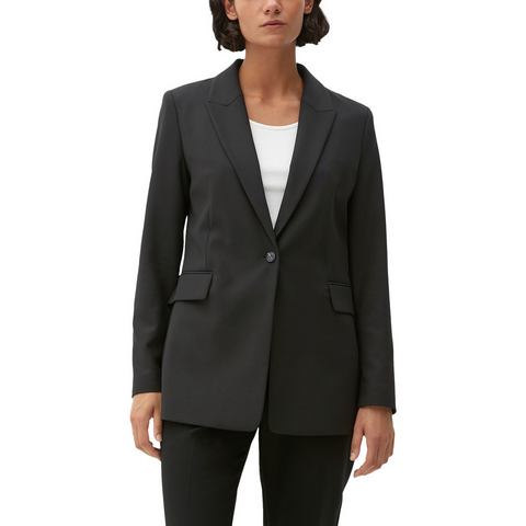 s.Oliver BLACK LABEL Lange blazer met 4-knoopsmanchetten aan de mouwen