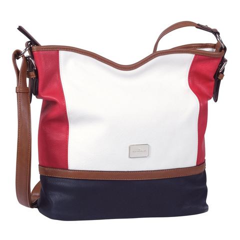 Tom Tailor Hobo-tas Juna in trendy kleurencombinatie